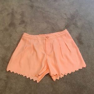 Peach shorts